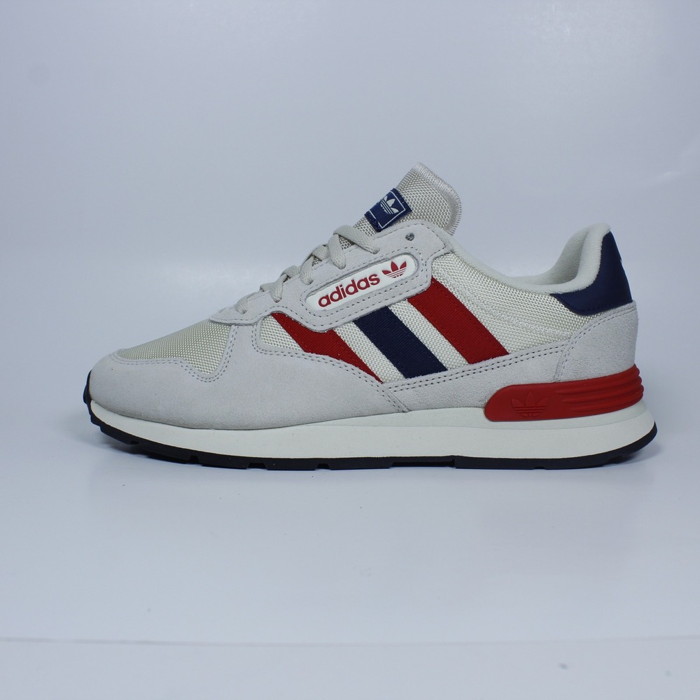 Adidas Treziod 2 Vintage Style Sneakers - Grey/Red/Blue - Size 8.5 US / 8 UK